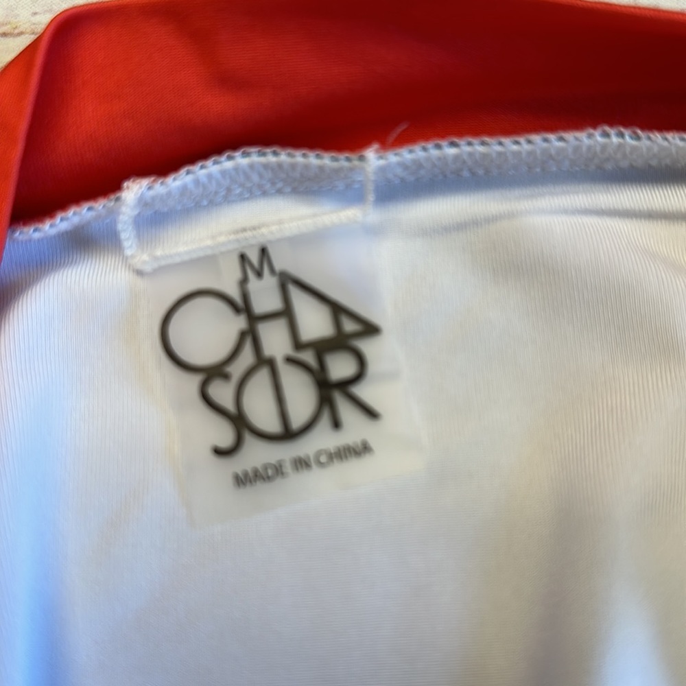 Chaser • White with Rainbow Bikini Bottoms • Sz M • NWT! - Picture 8 of 9